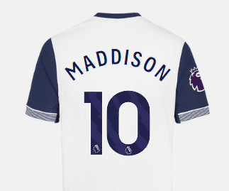 Tottenham Home Jersey 24/25 - Custom Printing