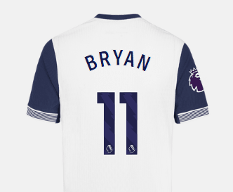 Tottenham Home Jersey 24/25 - Custom Printing