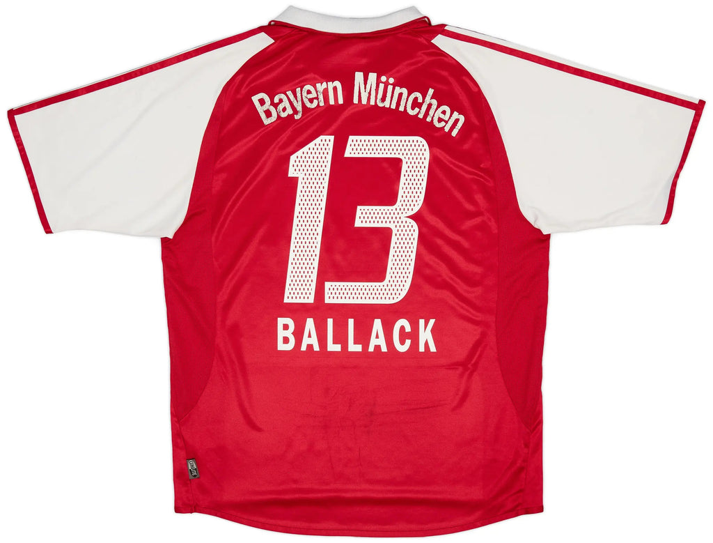 2003-04 Bayern Munich Home Shirt Ballack #13 - 6/10 - (L)