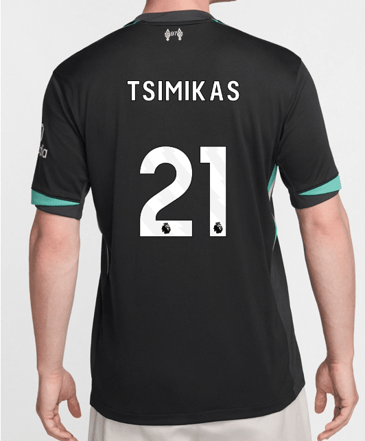 Liverpool Away Jersey 24/25 - Custom Printing