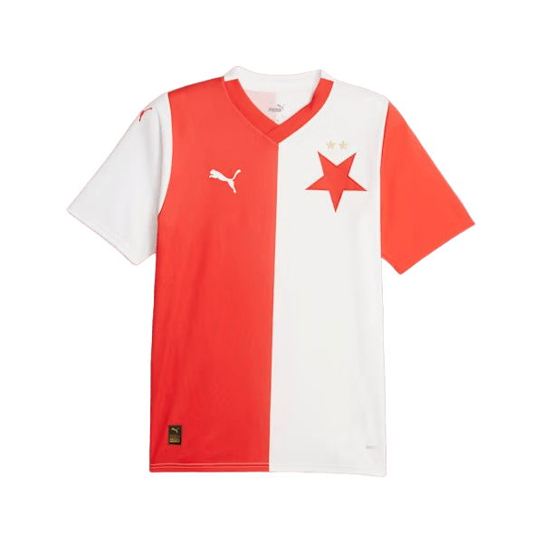 SK Slavia Praha Soccer Jersey Home Replica 2021/22