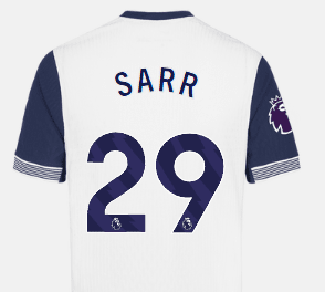 Tottenham Home Jersey 24/25 - Custom Printing