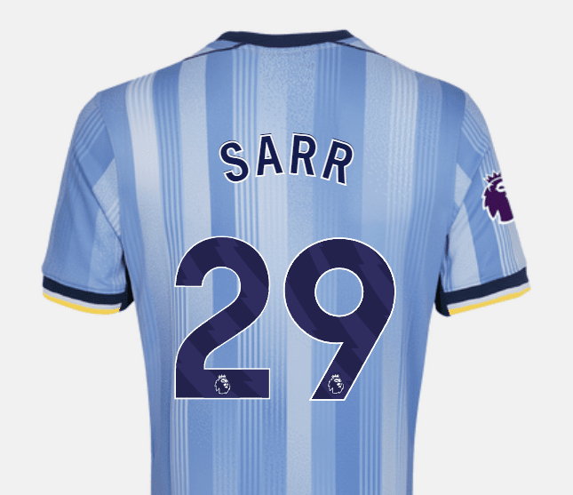 Tottenham Away Jersey 24/25 - Custom Printing