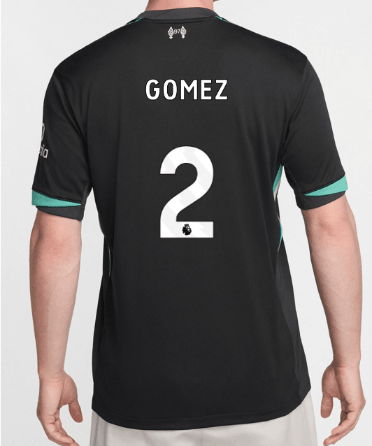 Liverpool Away Jersey 24/25 - Custom Printing