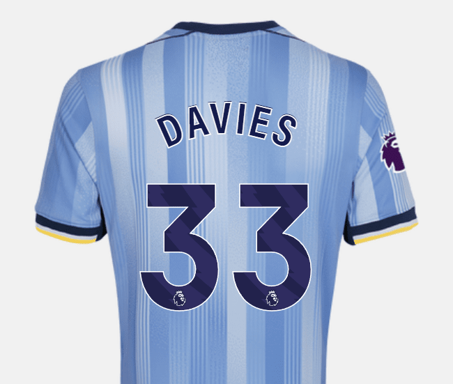 Tottenham Away Jersey 24/25 - Custom Printing