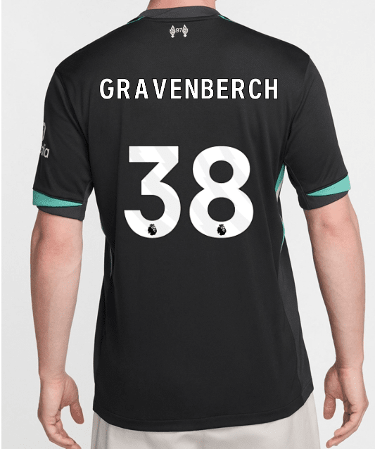 Liverpool Away Jersey 24/25 - Custom Printing