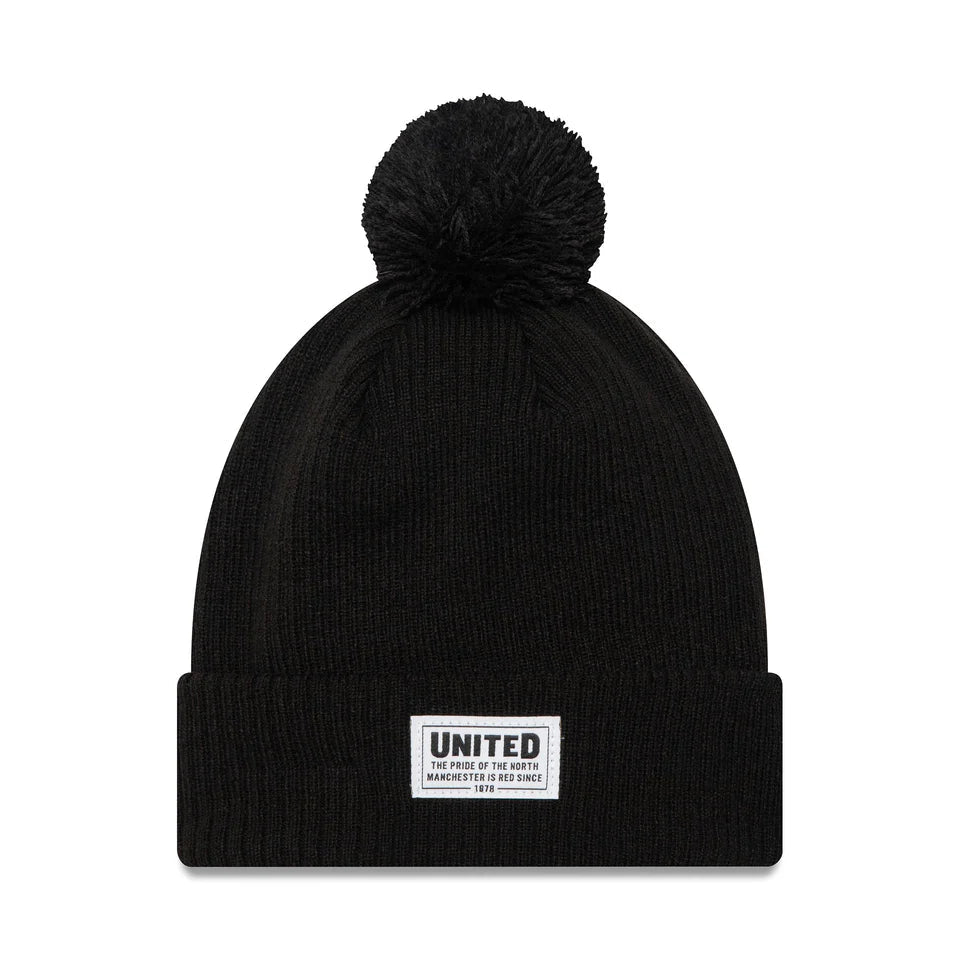 Manchester United Patch Cuff Pom Beanie (60564629)