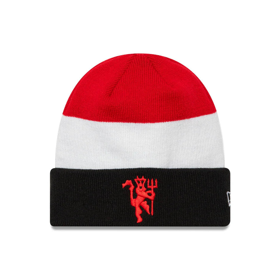 Manchester United Flag Black Cuff Beanie (60564634)