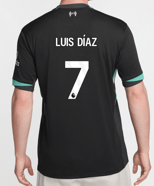 Liverpool Away Jersey 24/25 - Custom Printing