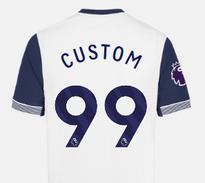 Tottenham Home Jersey 24/25 - Custom Printing