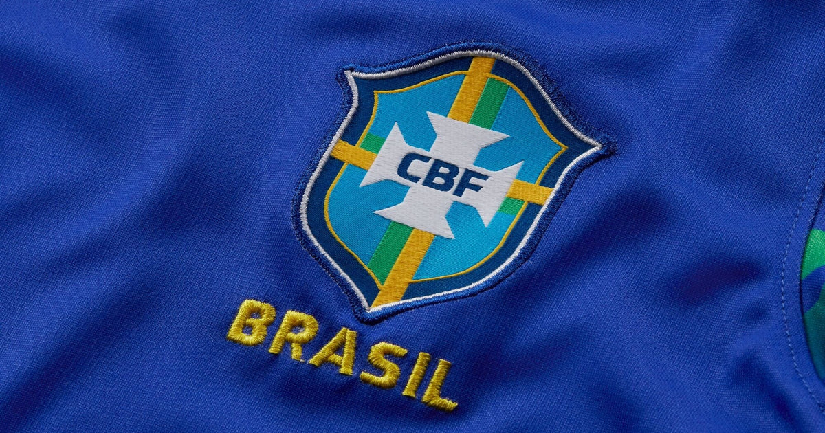 2023 Women Brazil Away Blue Jersey - Kitsociety