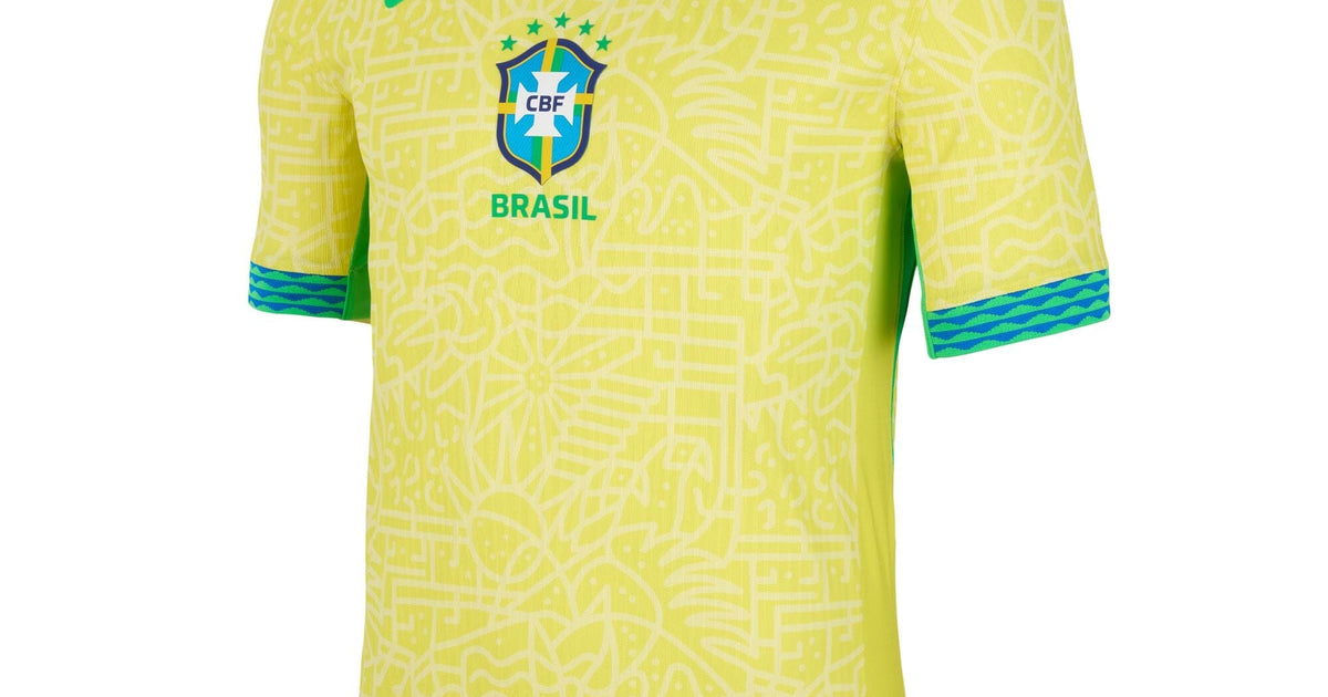 Men's Size L Brazil Brasil CBF 2023 Stadium Away Nike Soccer Jersey Top  DR3957