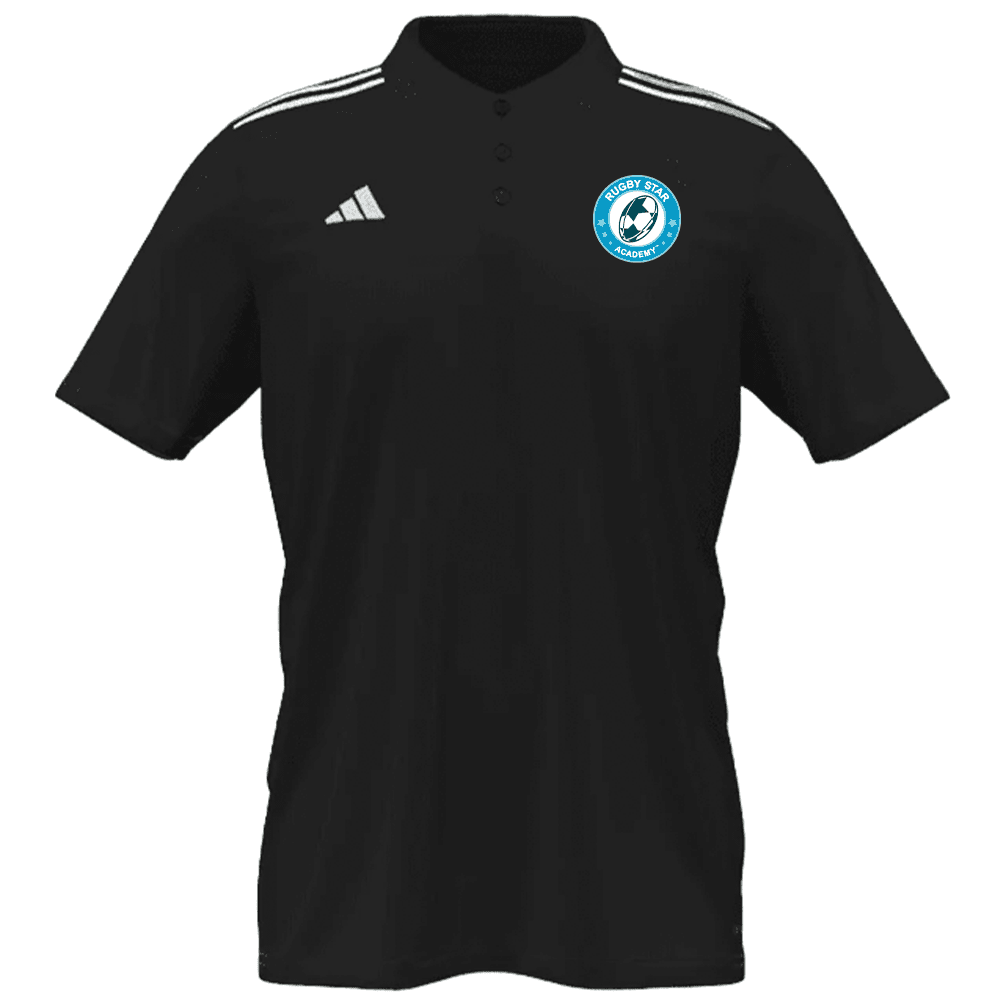 RUGBY STAR ACADEMY  Adidas Mi Entrada 22 Polo Mens (IA0419-BLACK)