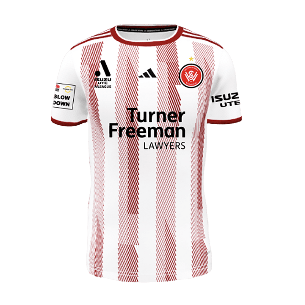 Western Sydney Wanderers 24/25 Away Youth Jersey (GN5828-WHITE)