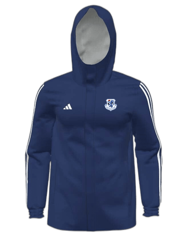 LAUNCESTON UNITED  Mi Adidas 23 All Weather Jacket Mens (HT6466-NAVY)