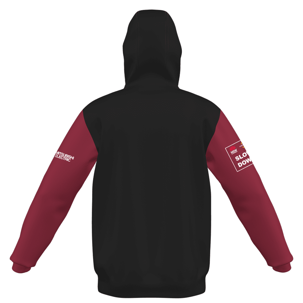 Western Sydney Wanderers 24/25 Hoodie (IA0408-BLACKRED)