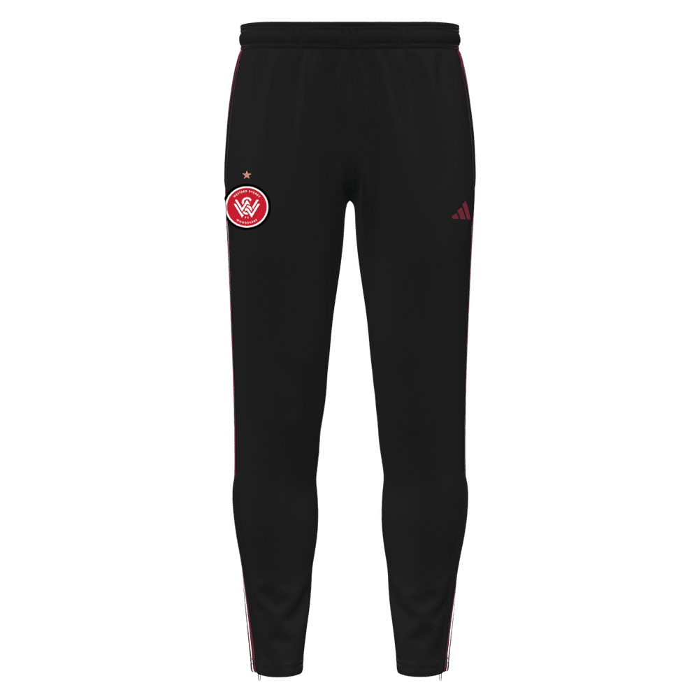 Western Sydney Wanderers 24/25 Pants (IA0415-BLACKRED)