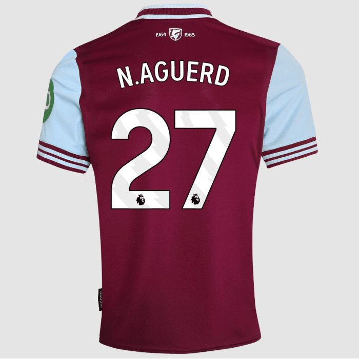 West Ham FC Home Jersey 24/25 - Custom Printing