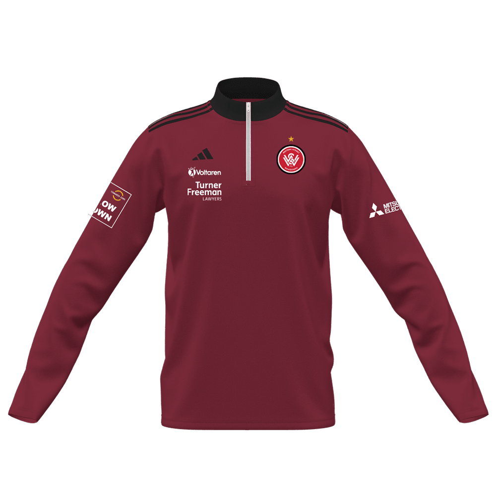 Western Sydney Wanderers 24/25 Players 1/4 Zip (IA0414-RED)