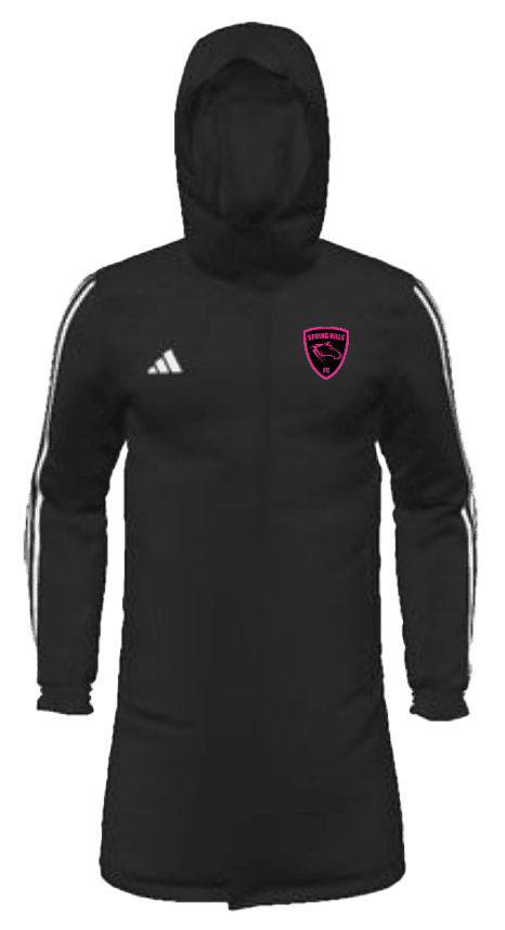 SPRING HILLS FC GIRLS Mi Adidas 23 Stadium Jacket Mens (HT6465-BLACK)