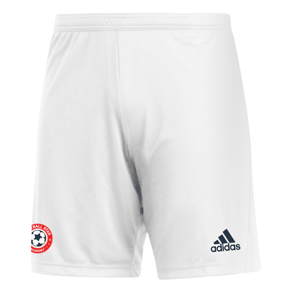 SPORTS STAR ACADEMY  Adidas Mi Entrada 22 Shorts Mens - SIZES S & M ONLY (IA0418-WHITE)