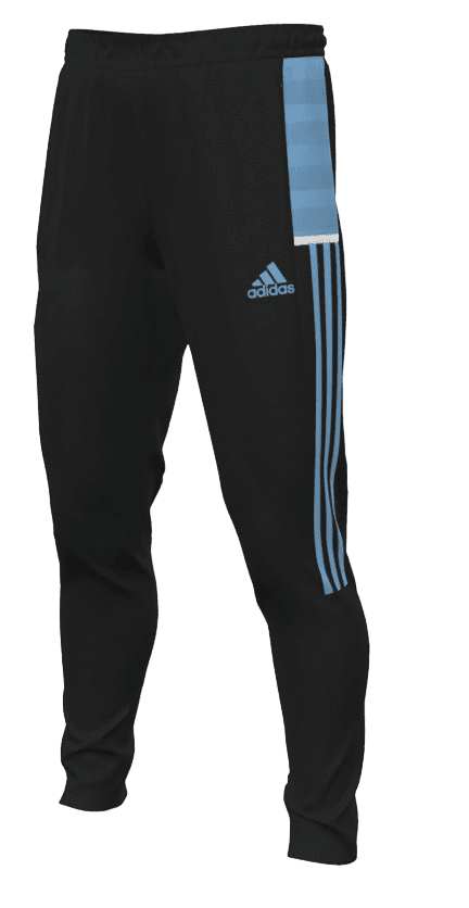 Mens Track Pants (DW6755-BLKBLUE)