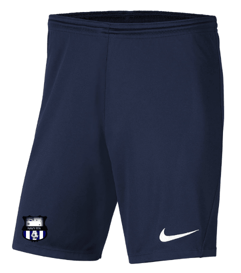 NAVY FFA  Men's Park 3 Shorts (BV6855-410)