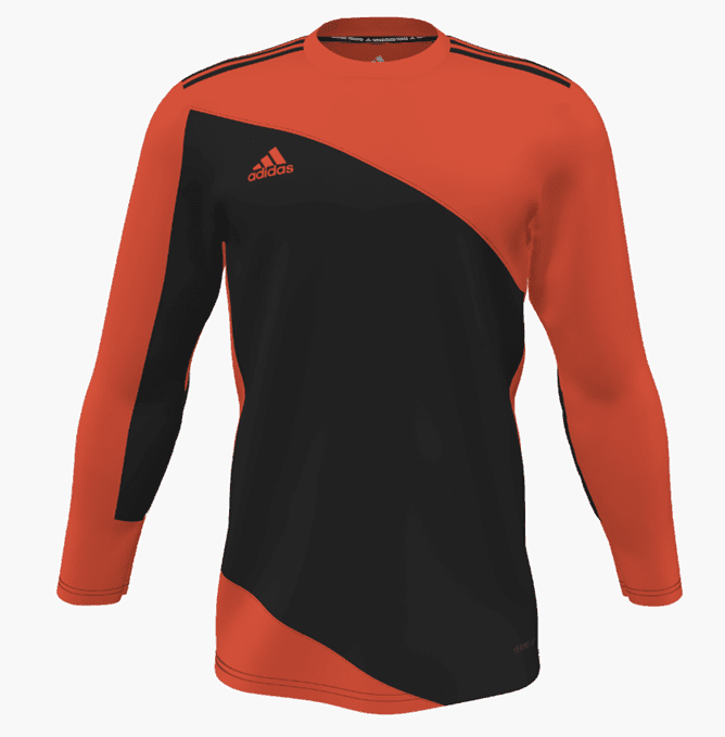 RISE FOOTBALL ACADEMY  Mens Squadra 21 Goalkeeper Jersey (GV5541-ORANGEBLACK)