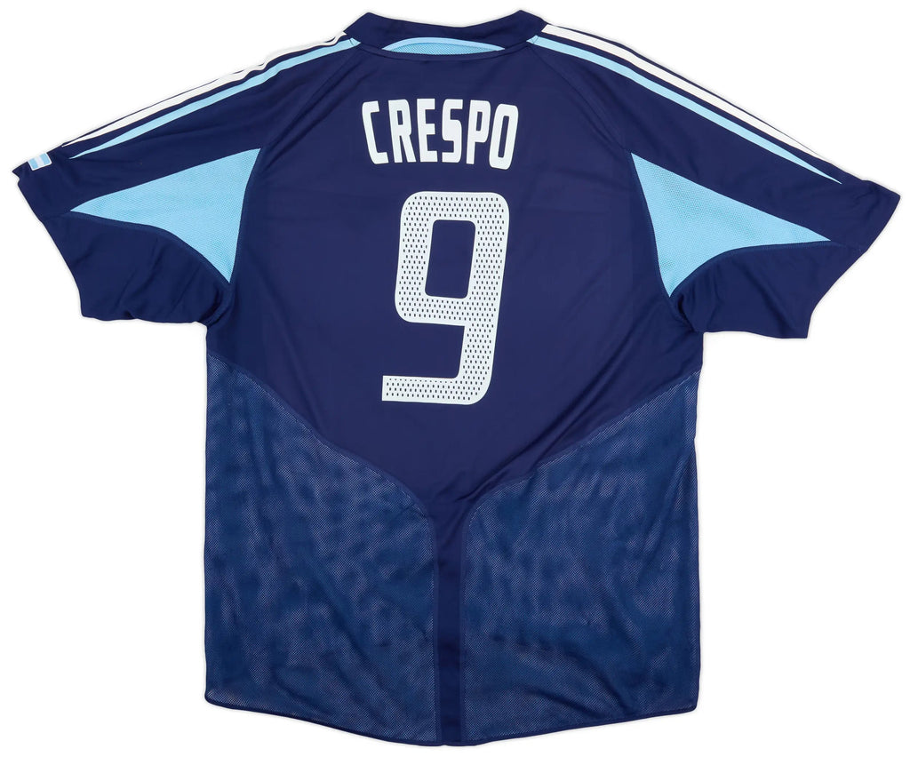 2004-05 Argentina Away Shirt Crespo #9 - 6/10 - (XL)