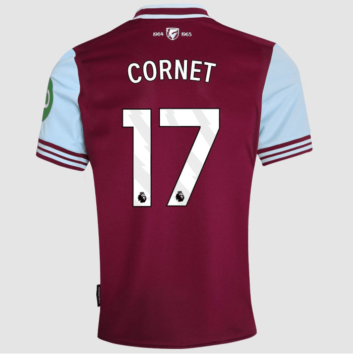 West Ham FC Home Jersey 24/25 - Custom Printing