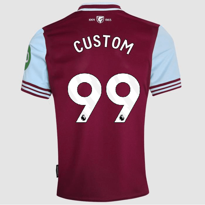 West Ham FC Home Jersey 24/25 - Custom Printing