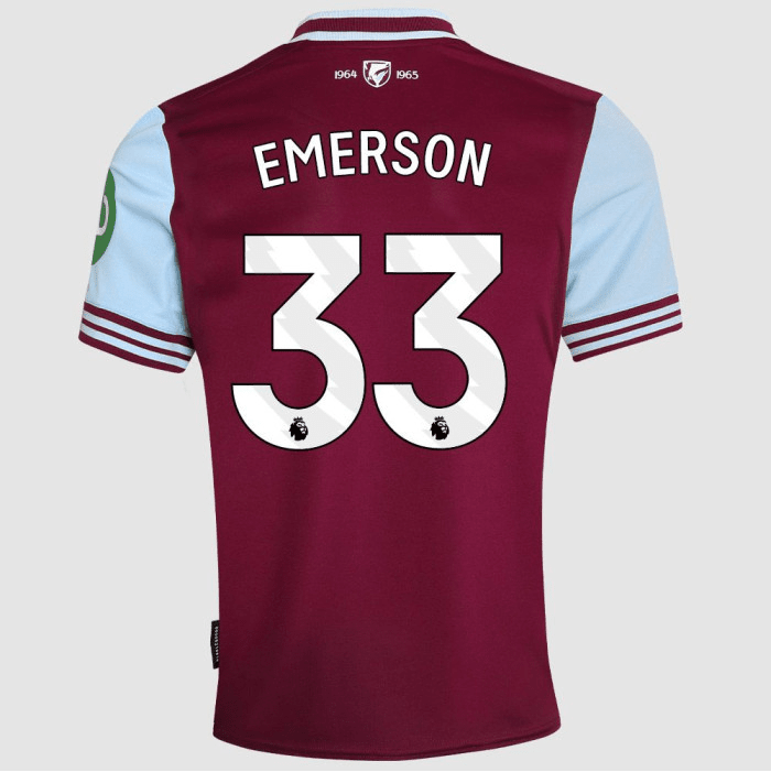 West Ham FC Home Jersey 24/25 - Custom Printing