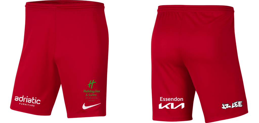 ESSENDON ROYALS  Men's Park 3 Shorts (BV6855-657) - VPL Home Kit