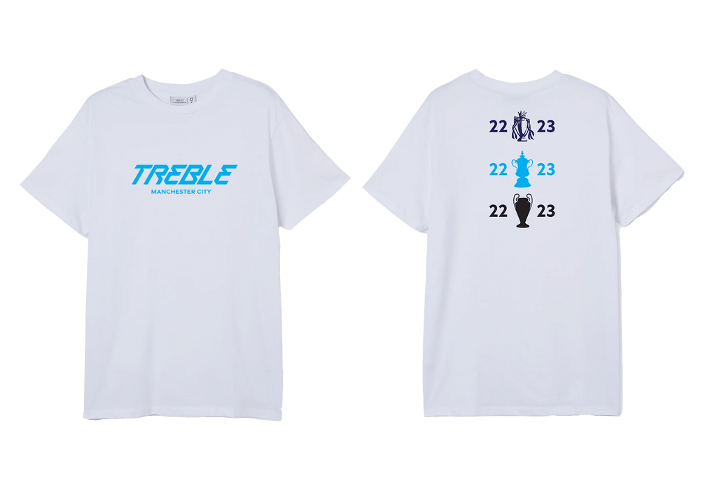 Man City Treble Fan Tee Youth (9631417-021)