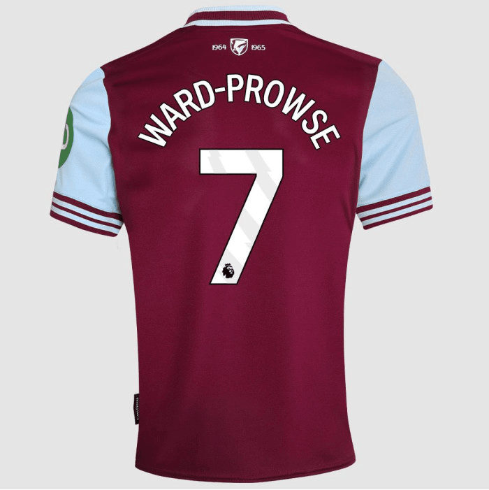 West Ham FC Home Jersey 24/25 - Custom Printing