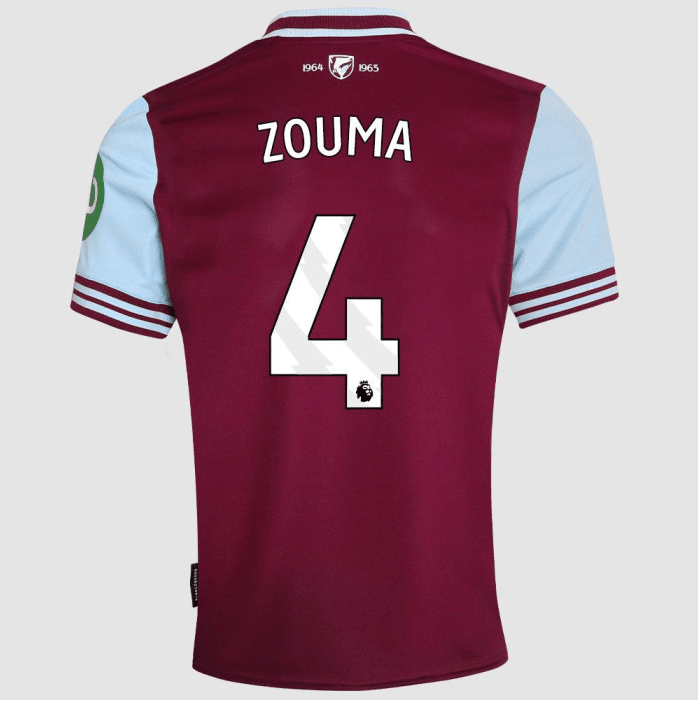 West Ham FC Home Jersey 24/25 - Custom Printing