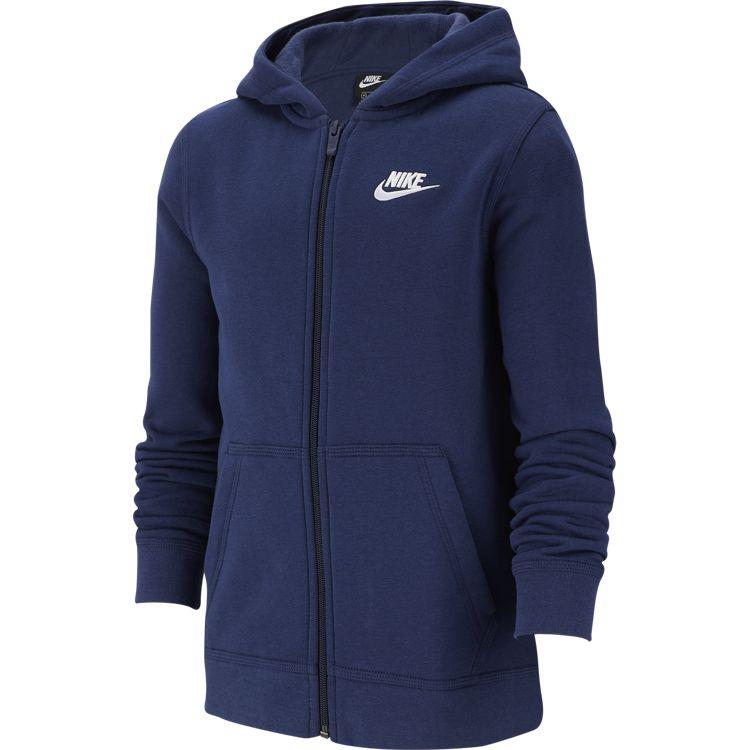 Nike Sportswear Club Big Kids' Full-Zip Hoodie (BV3699-410)