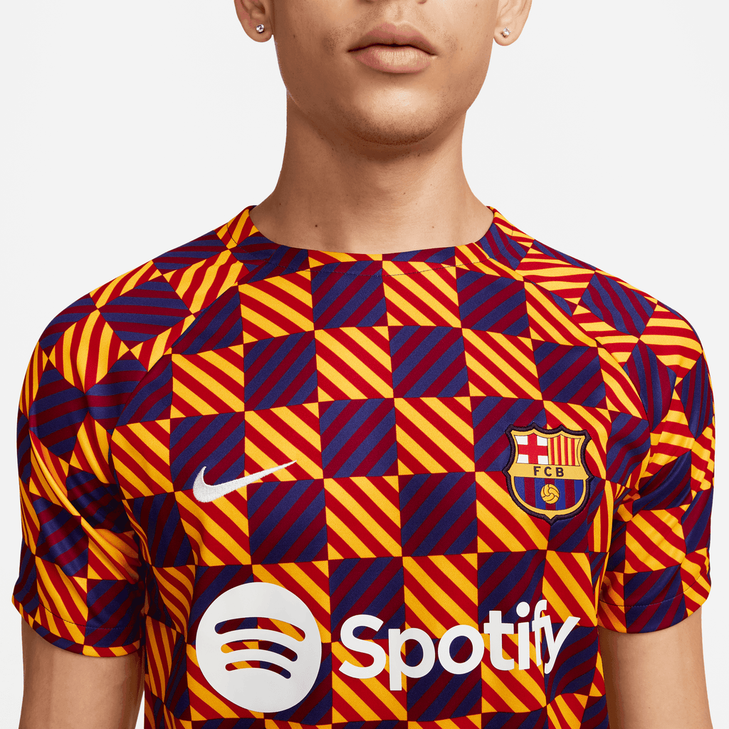 Fc barcelona best sale pre match jersey