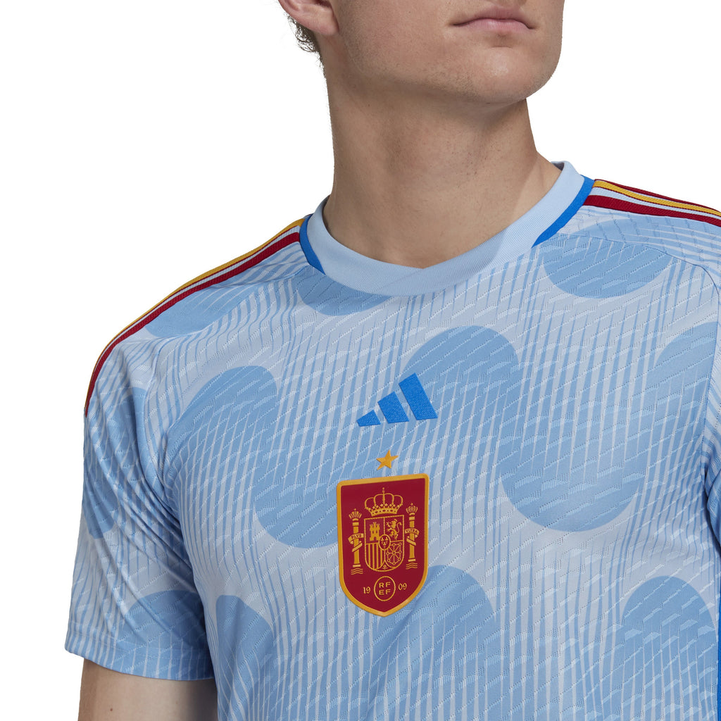 Spain 22 Home Authentic Jersey