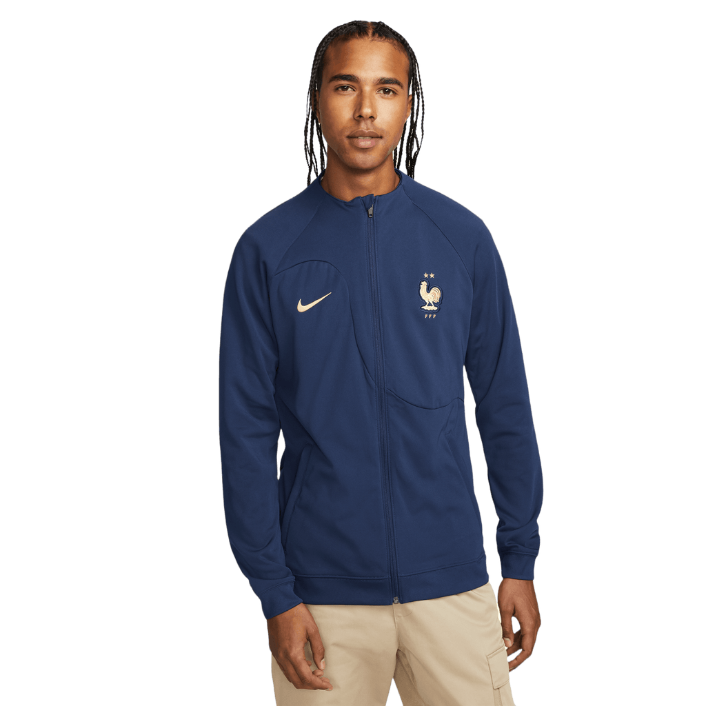 Nike, Brazil Academy Pro Men's Full-Zip Knit Soccer Jacket