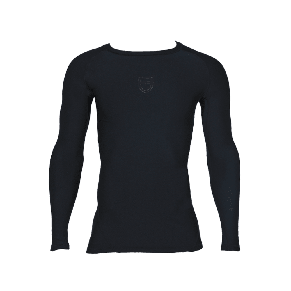 ULTIMATE SOCCER Men's Longsleeve Compression Top - Black