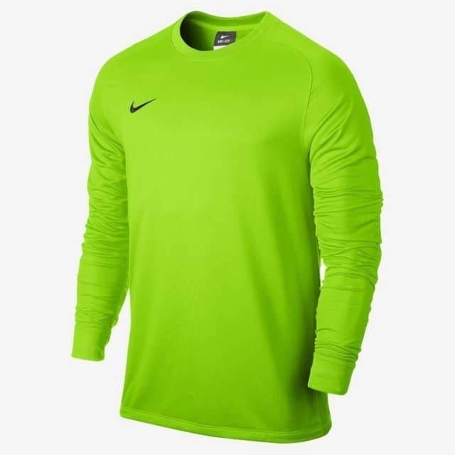 Nike Park Goalie II Youth Long Sleeve Jersey Green Black Ultra